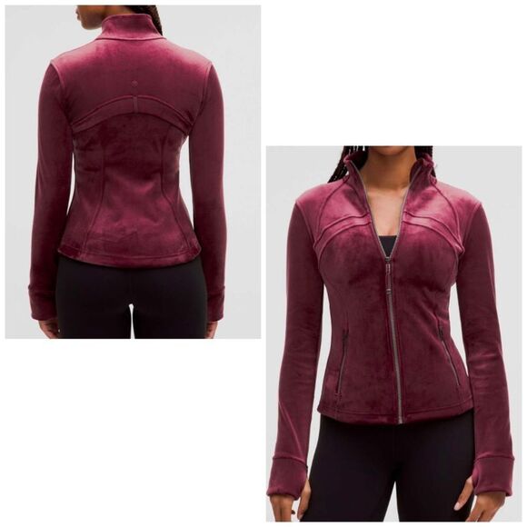 Lululemon Define Jacket Velvet‎ Garnet size 2 NWT - Picture 3 of 9